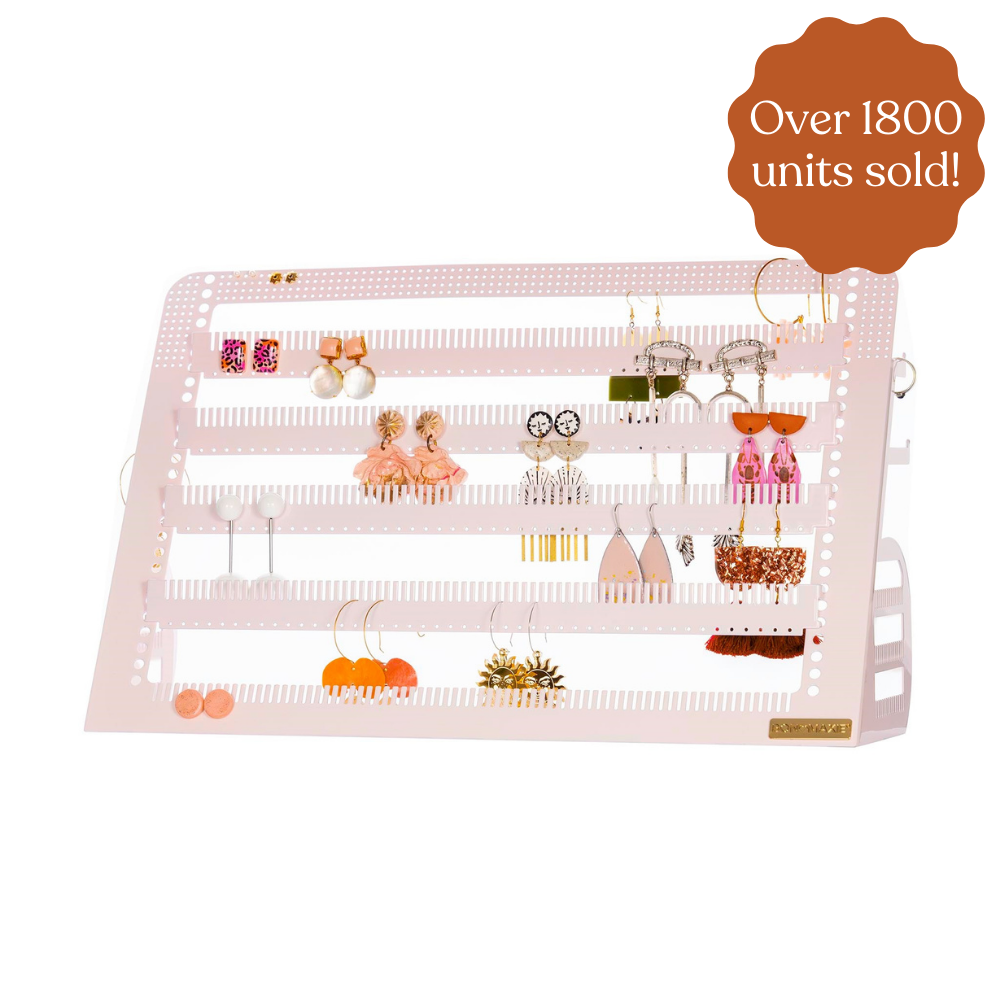 Mega Easy-Drop Earring Holder - Blush - Up to 240 Pairs